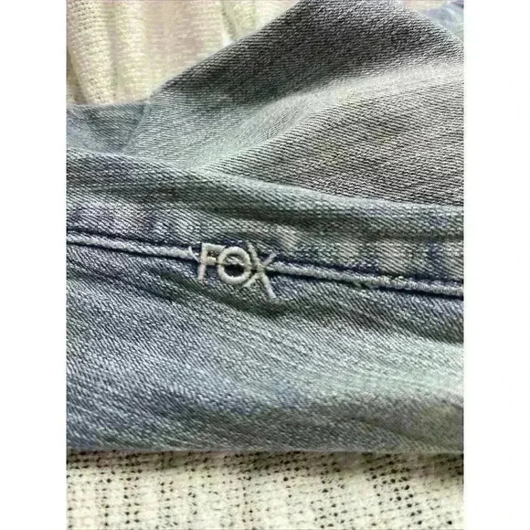 Vintage Fox Racing Distressed Jeans Size 13 - Picture 15 of 16
